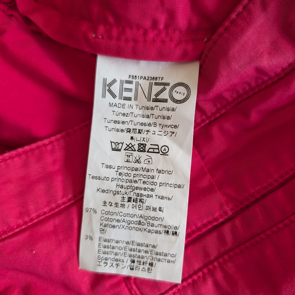 Kenzo Womens Medium Pink Ankle Pants Contemporary Preppy Academia Classic - Picture 8 of 8